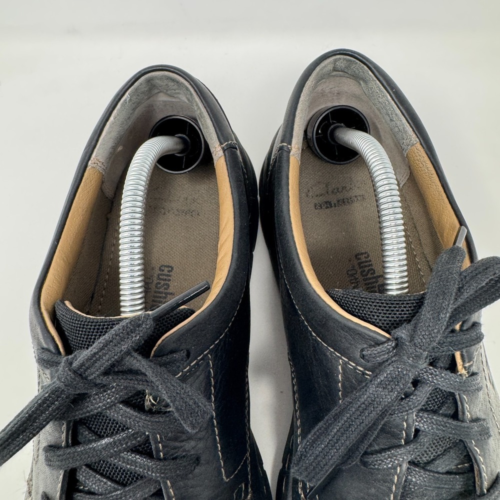Clarks Black Leather Comfort Cushion Shoes Lace Up Oxford Men's‎ Size 11 M - Picture 11 of 16